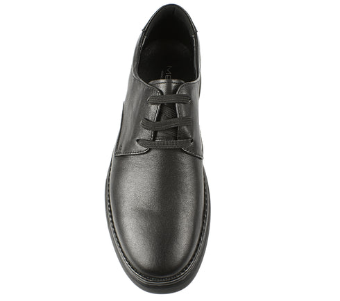 Pantofi casual, barbati, MELS, B23119 negru, piele naturala